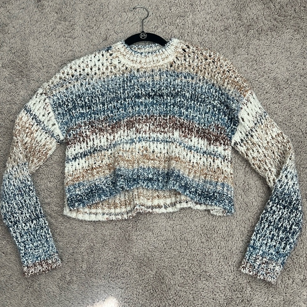 Altar'd State Multicolor Crew Neck Sweater